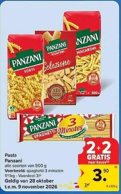 Promotie: Pasta Panzani