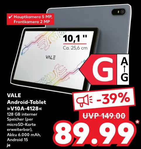 Aanbieding: Android-Tablet "V10A-4128"