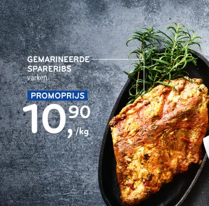 Promotie: Gemarineerde spareribs