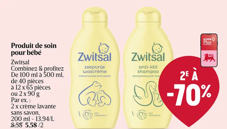 Offre: Produit de soin pour bébé