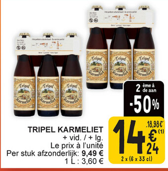 Offre: TRIPEL KARMELIET