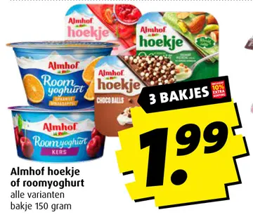 Aanbieding: Almhof hoekje of roomyoghurt