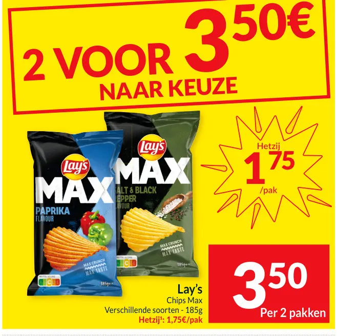 Promotie: Chips Max