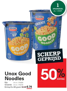 Aanbieding: Unox Good Noodles