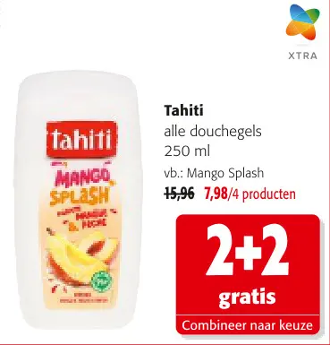 Promotie: Tahiti alle douchegels