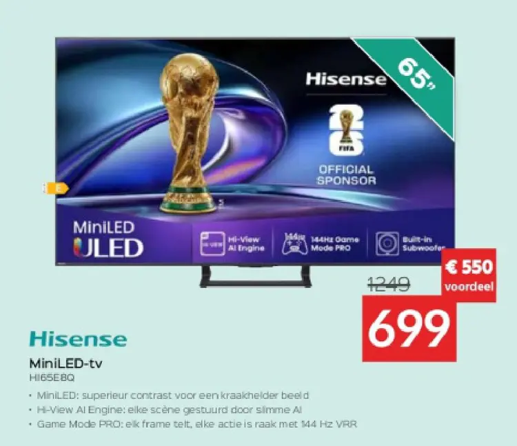 Promotie: MiniLED-tv