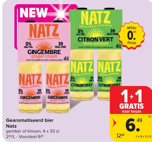 Promotie: Natz Gearomatiseerd bier