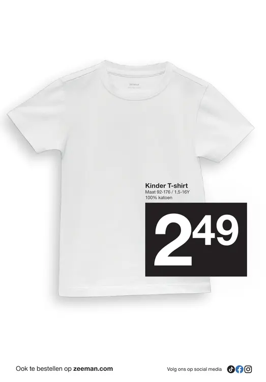 Promotie: Kinder T-shirt