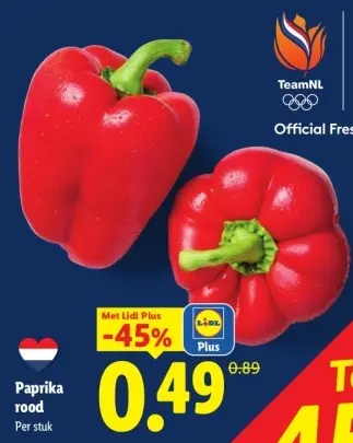 Aanbieding: Paprika