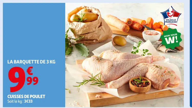 Promotie: Cuisses de poulet