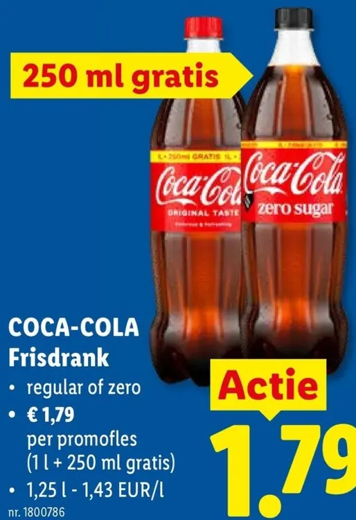 Promotie: Frisdrank