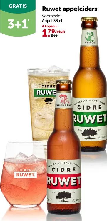 Promotie: Ruwet Appelciders