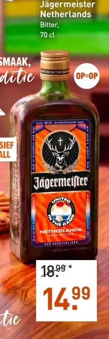 Aanbieding: Jägermeister Netherlands