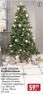 Aanbieding: HOME CREATION Kunstkerstboom