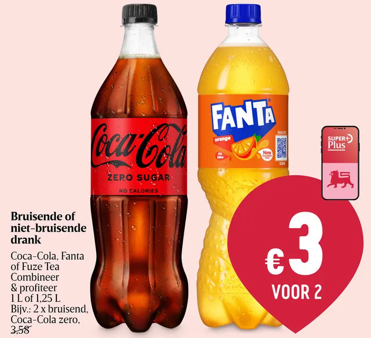 Promotie: Bruisende of niet-bruisende drank