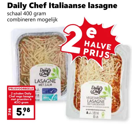 Aanbieding: Italiaanse lasagne