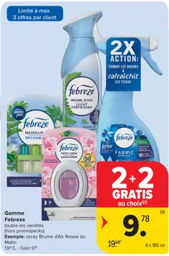 Offre: Gamme Febreze