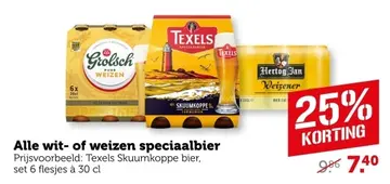 Aanbieding: Alle wit- of weizen speciaalbier