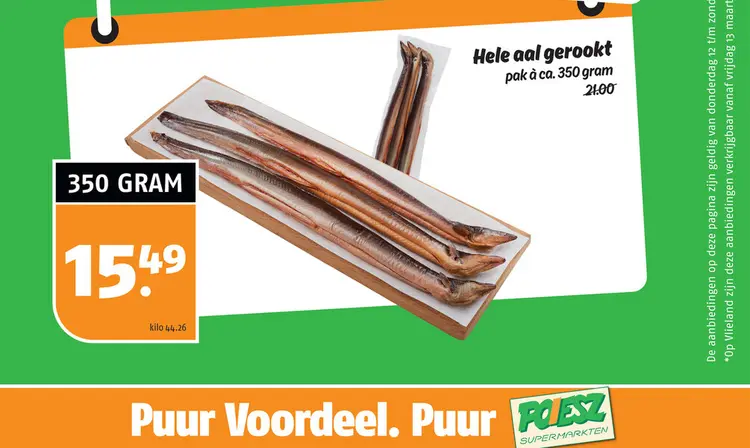 Aanbieding: Hele aal gerookt