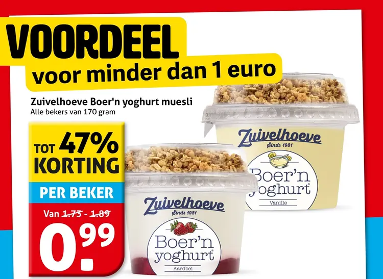 Aanbieding: Boer'n yoghurt muesli