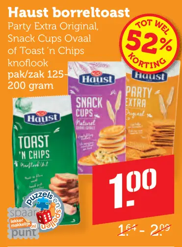 Aanbieding: Borreltoast