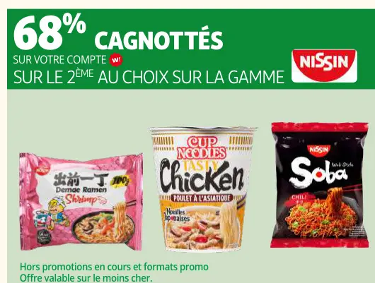 Offre: Nissin Noodles