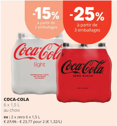 Offre: Coca-cola