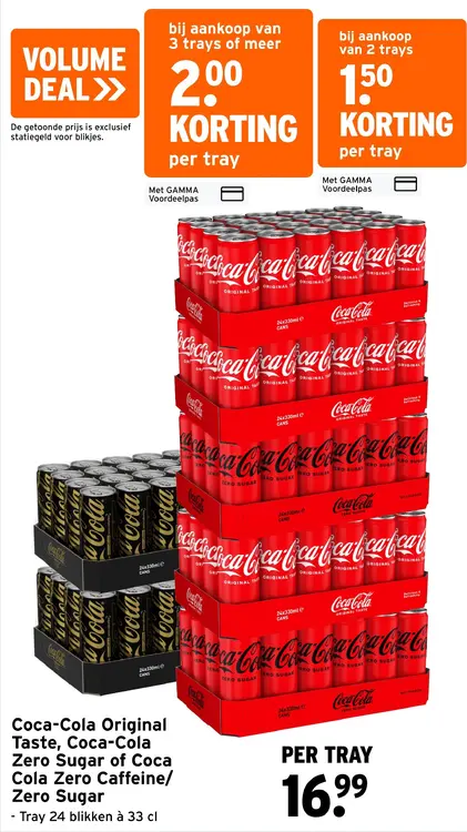 Aanbieding: Coca-Cola Original Taste, Coca-Cola Zero Sugar