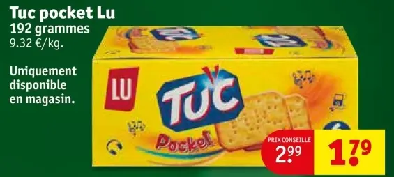 Offre: Tuc pocket