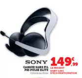 Offre: Casque sans fil ps5 pulse elite