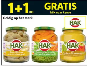 Aanbieding: HAK vegetables and fruit