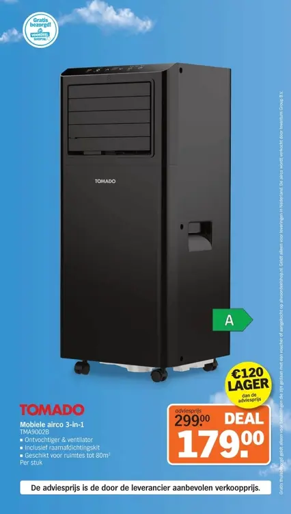 Aanbieding: Mobiele airco 3-in-1
