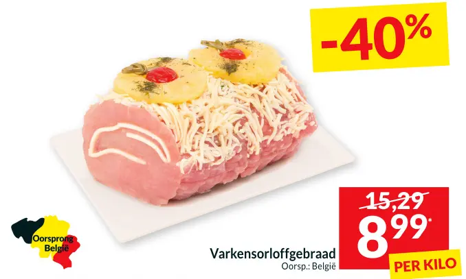 Promotie: Varkensorloffgebraad