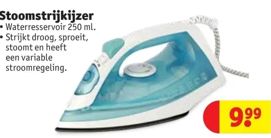 Promotie: Stoomstrijkijzer
