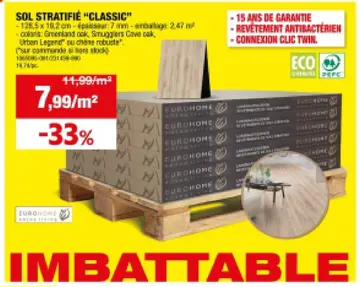 Offre: Sol stratifié "classic"