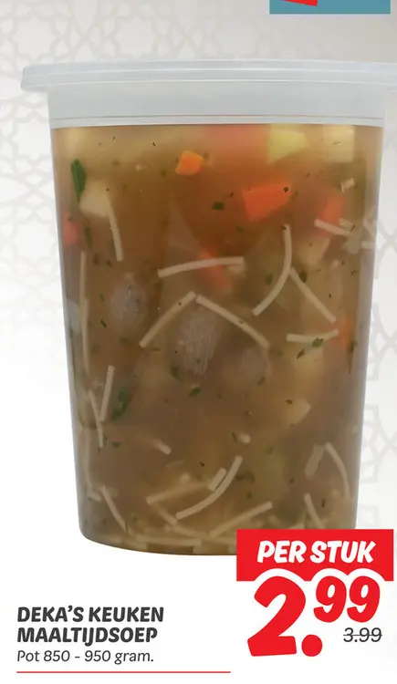Aanbieding: Maaltijdsoep