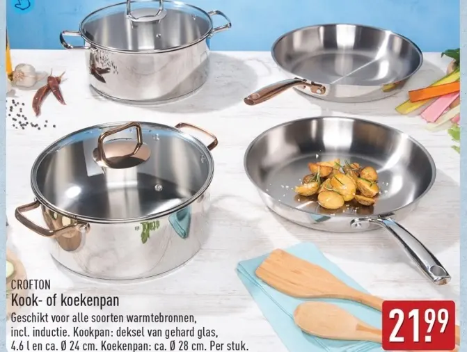 Aanbieding: Kook- of koekenpan