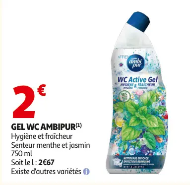 Offre: Gel wc ambipur