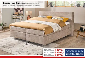 Aanbieding: Sunrise boxspring greige