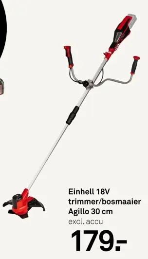 Aanbieding: Trimmer/bosmaaier Agillo 30 cm