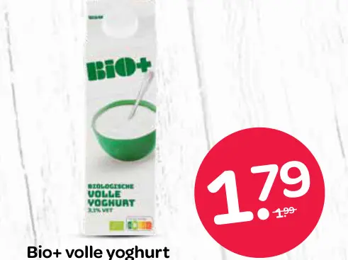 Aanbieding: volle yoghurt