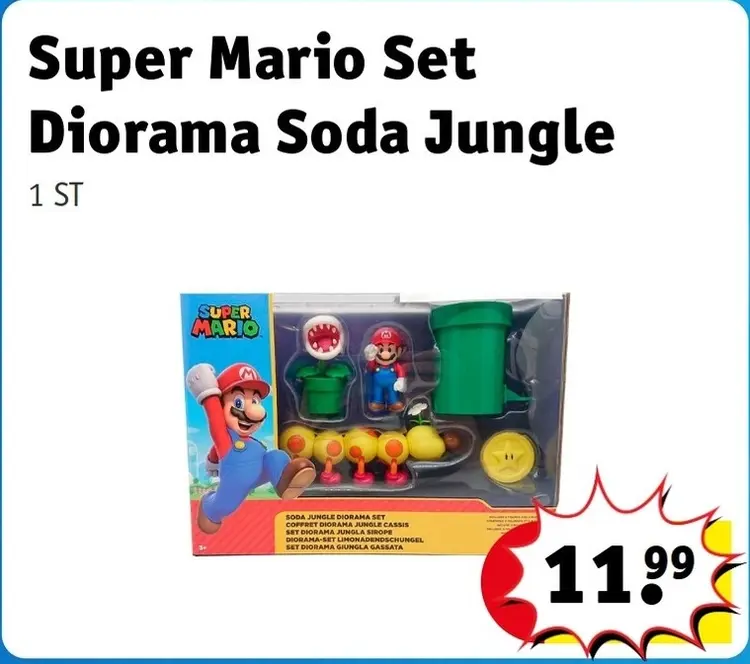 Offre: Super Mario Set Diorama Soda Jungle