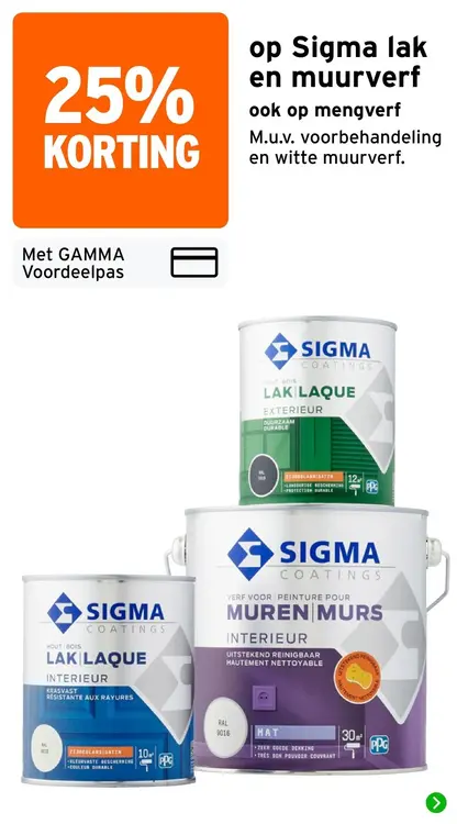 Aanbieding: Lak en muurverf