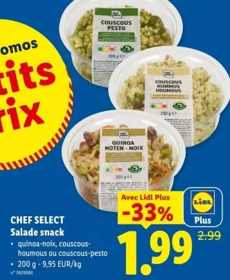 Offre: Salade snack