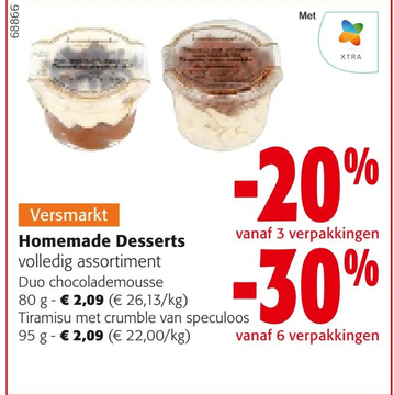 Aanbieding: Duo chocolademousse