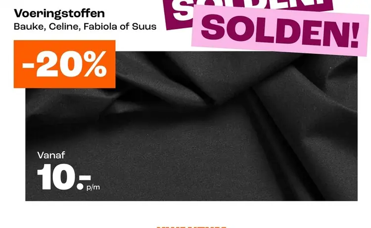 Promotie: Voeringstoffen