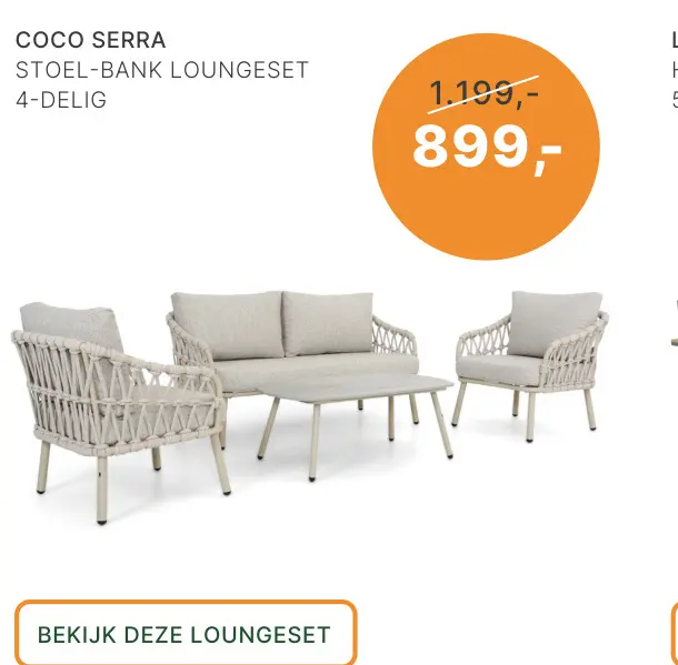 Aanbieding: Loungeset