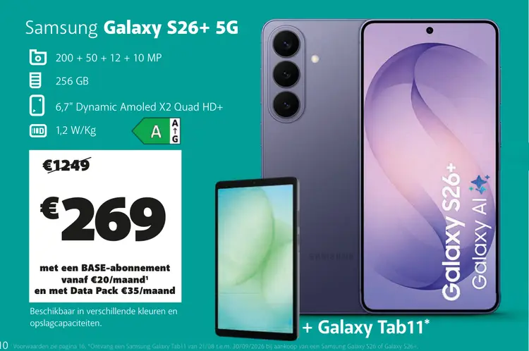 Promotie: Samsung Galaxy S26+ 5G