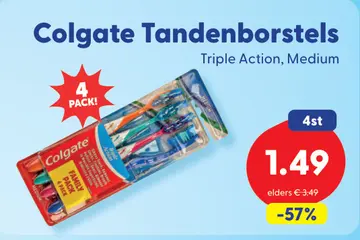Aanbieding: Colgate Tandenborstels