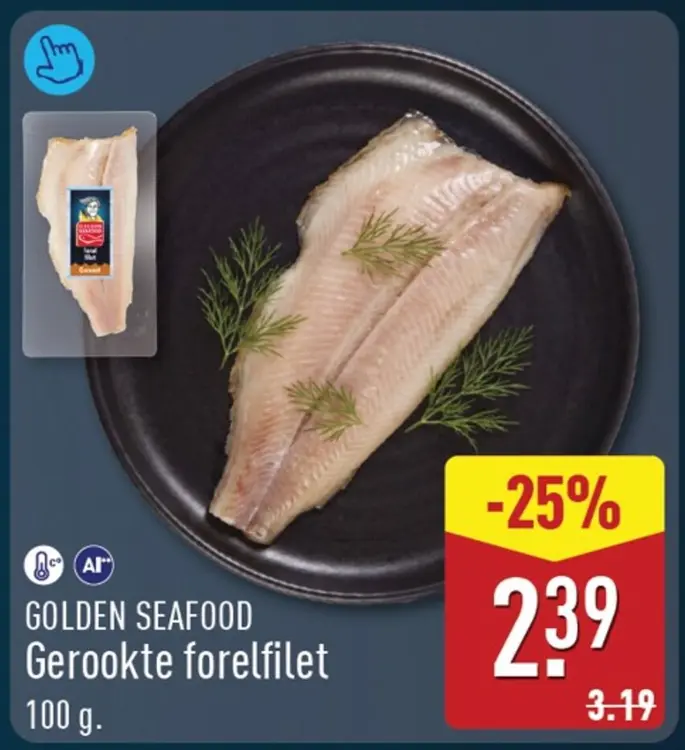 Aanbieding: Gerookte forelfilet
